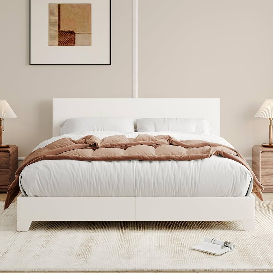 Amazon.com: Allewie Queen Size Bed Frame with Adjustable